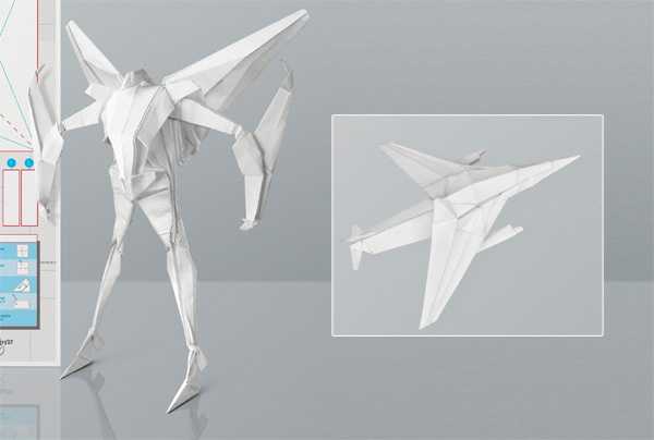 実際に変形も可能、Hasbroの作ったトランスフォーマーの折り紙が凄い