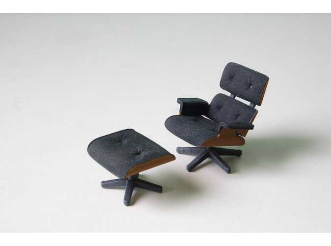 3Dプリンターで作ったリアルなミニチュア椅子