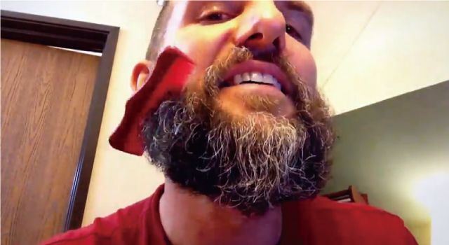 【動画】髭を利用したストップモーションムービー「Magic Beard」