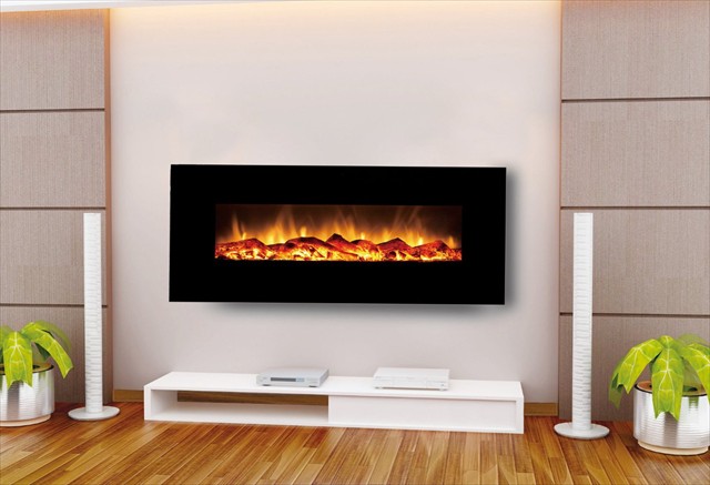 これ凄い！壁に飾れる電子暖炉「Electric Wall Mounted Fireplace」
