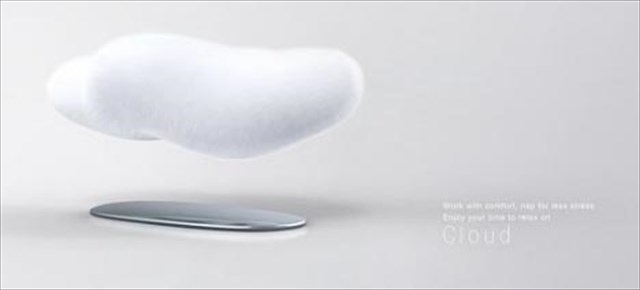 リアル筋斗雲だ！フワフワと浮かぶ雲型ソファー「Cloud 」のコンセプトが面白い！
