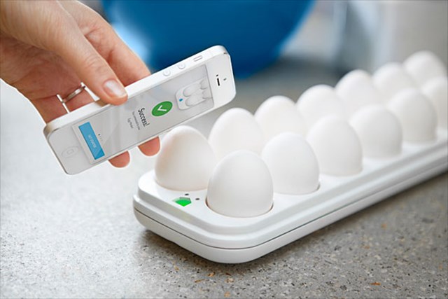 これは面白い！「冷蔵庫に卵あったっけ？」を解決してくれるガジェット「Egg Minder」