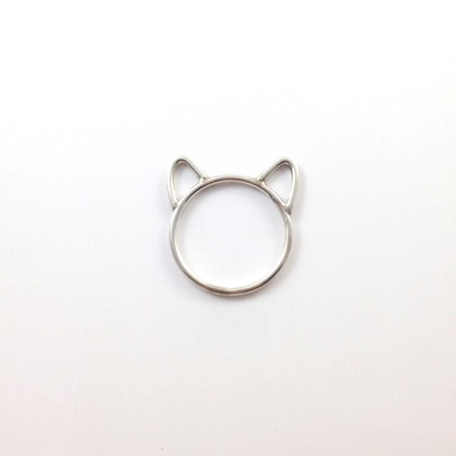 なんだこれ可愛い！猫耳型の指輪「Silver Cat Ears Ring」