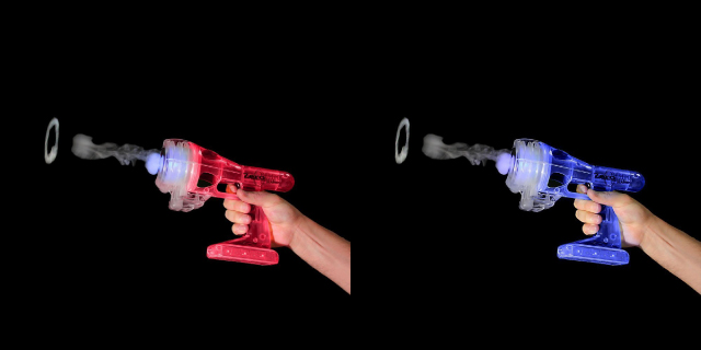 蒸気の輪っかを発射できる銃「Vapor Vortex Generator」