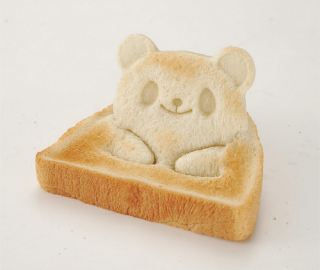 食パンを立体的なパンダに変えるおもしろキャラ弁グッズ「パンDEポップ！アップ！」が楽しそう！
