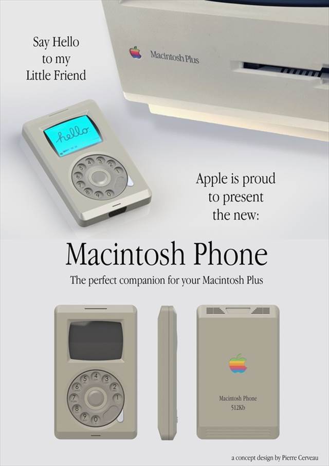 一周回ってなんだか新しい！iPhoneから逆行した発想の「Macintosh Phone」がグっとくるぞ！
