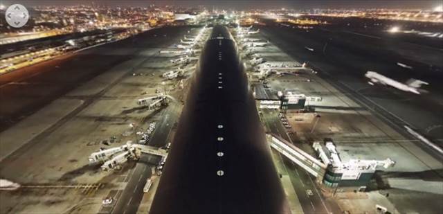 動画はここまできた！解像度4320pの8Kパノラマで観るドバイ国際空港のタイムラプス映像が凄い
