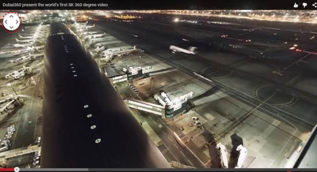 動画はここまできた！解像度4320pの8Kパノラマで観るドバイ国際空港のタイムラプス映像が凄い