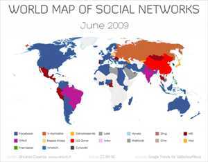 「今年はどのSNSが一番流行ったの？」2009から2012年の世界のSNS勢力図