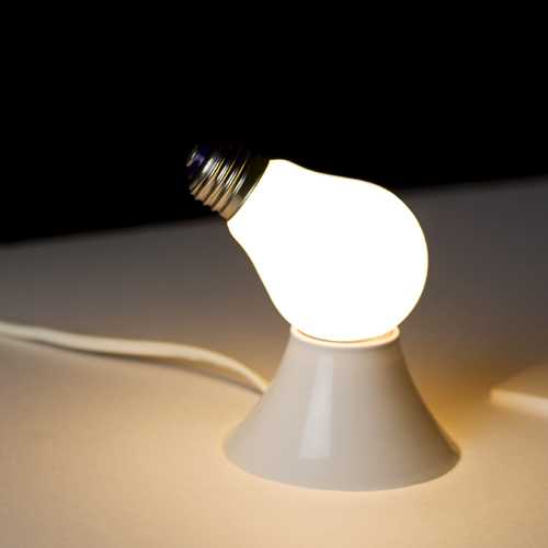 電球型の電球？不思議なデザインの電球「Lamp/Lamp」