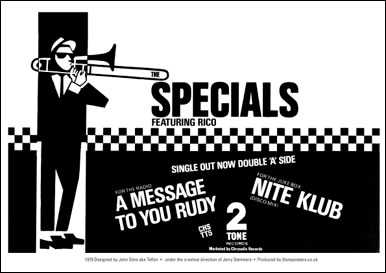 【今日の1曲】The Specials - A Message To You Rudy