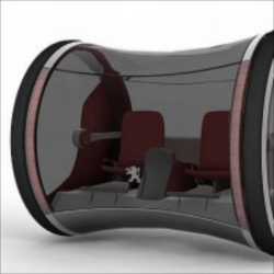 【近未来】車輪の中が運転席、水素で駆動する車「Ozone」が凄い