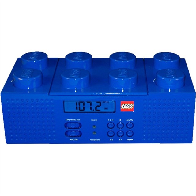 超でっかいLEGOブロック型のCDプレイヤー「LEGO Brick Boombox」